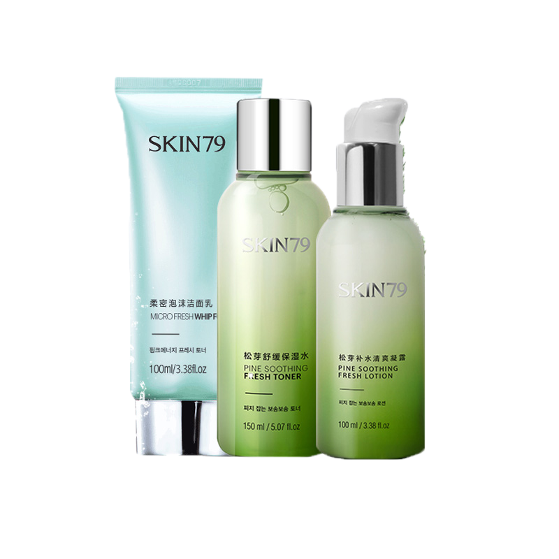 skin79舒缓控油护肤套装