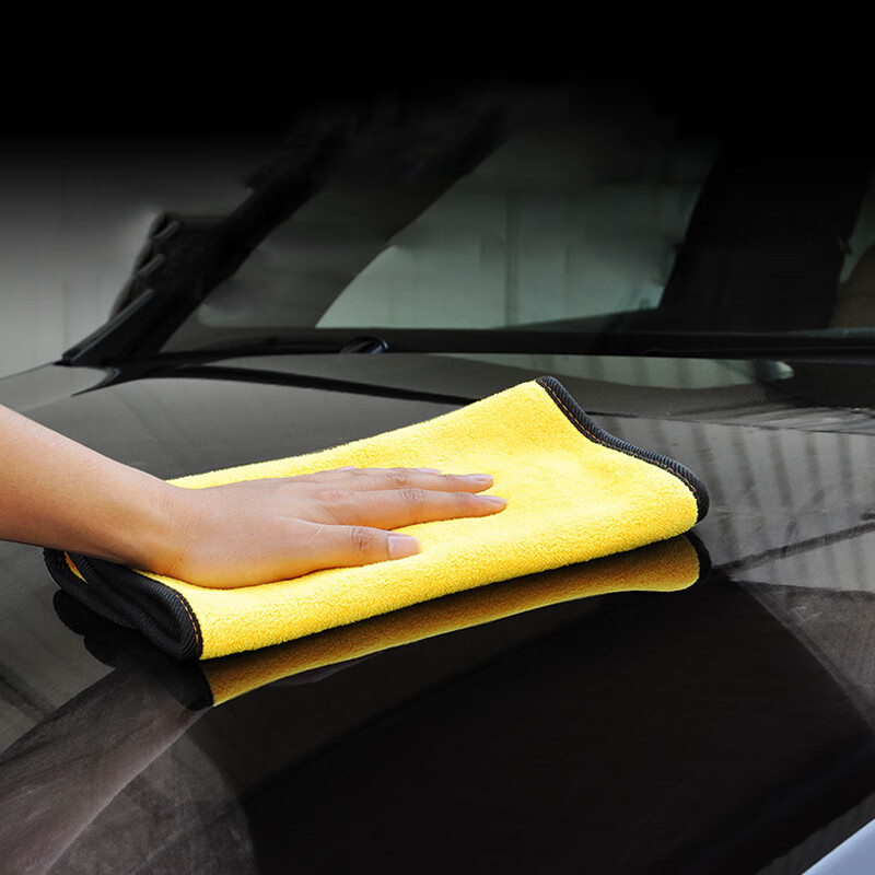 亿色 双层无痕擦车毛巾