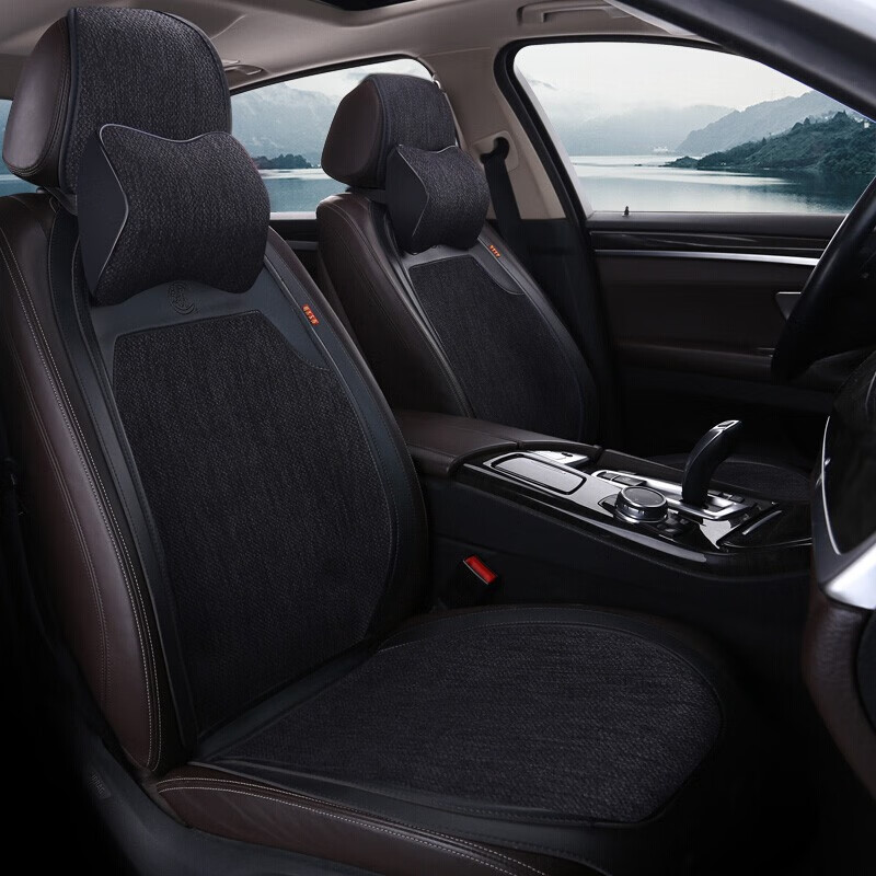 恒之沐 选透气亚麻汽车坐垫