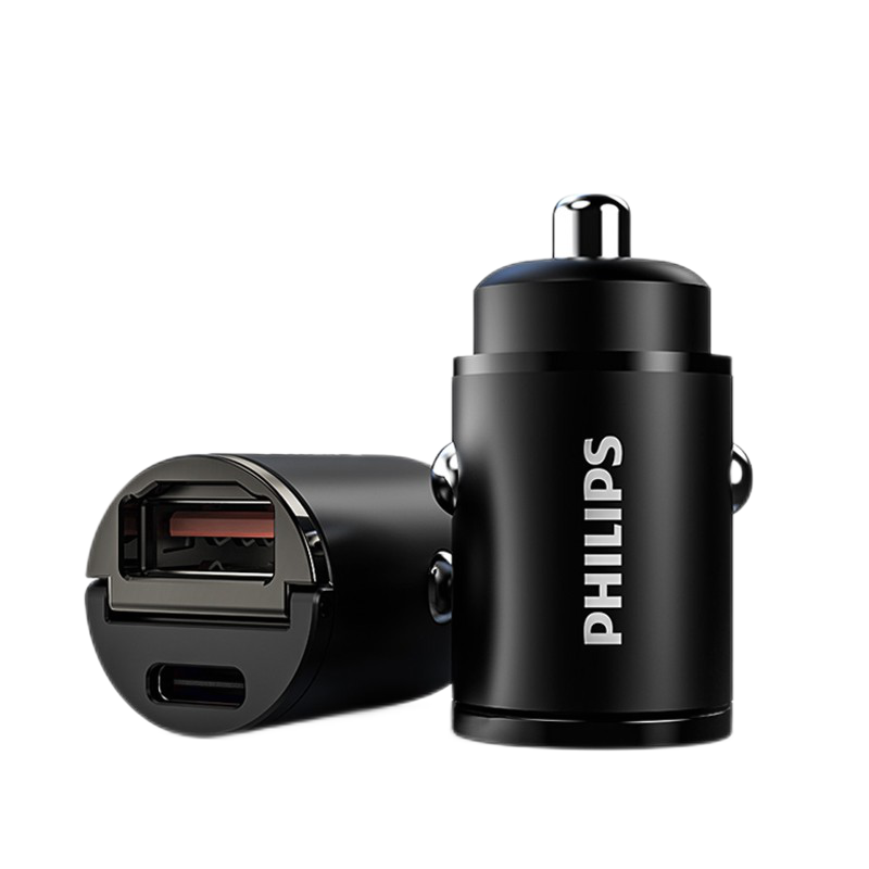 飞利浦 全金属机身车载充电器