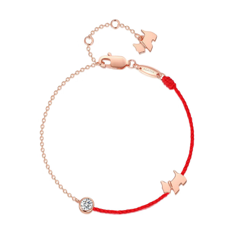 AGATHA本命年红绳手链