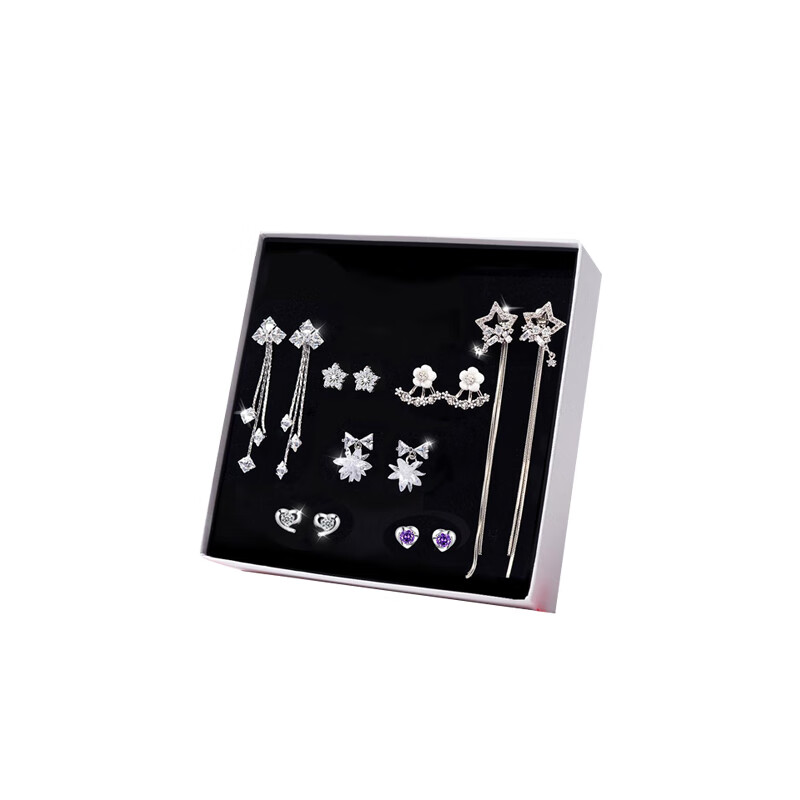 桑玛 银针设计时尚气质耳饰