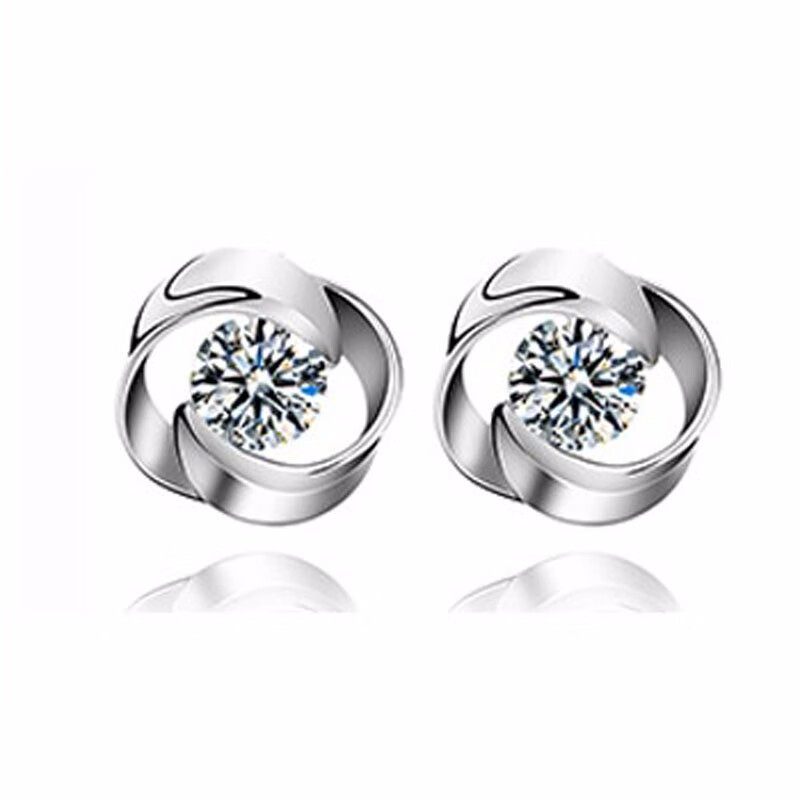 缔晶 S999足银耳钉