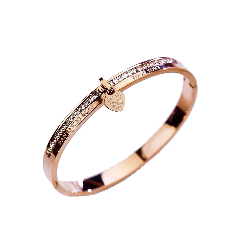 ZUNESRA 心锁恋人手镯