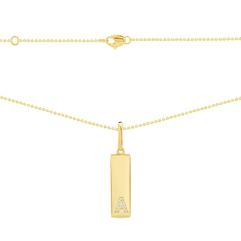 APM 字母吊牌 项链