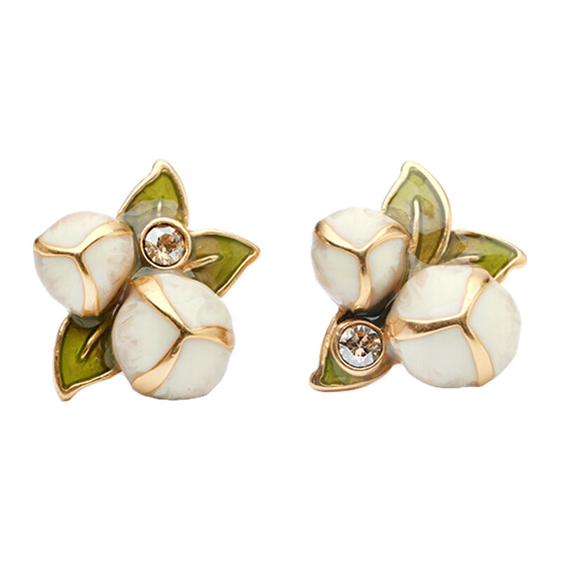 翡拉拉 清新石榴花耳饰