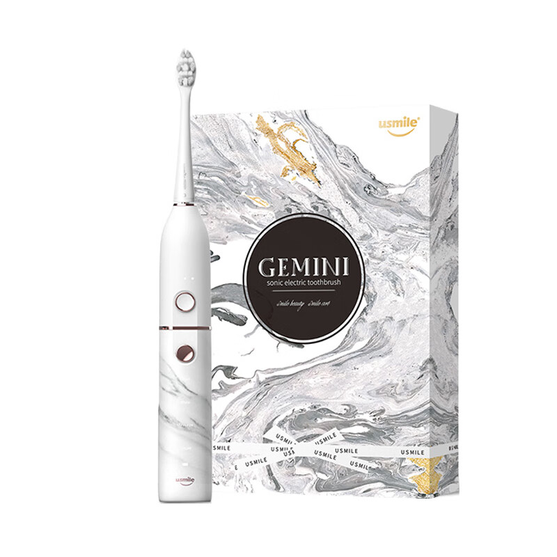 usmile声波级双子电动牙刷