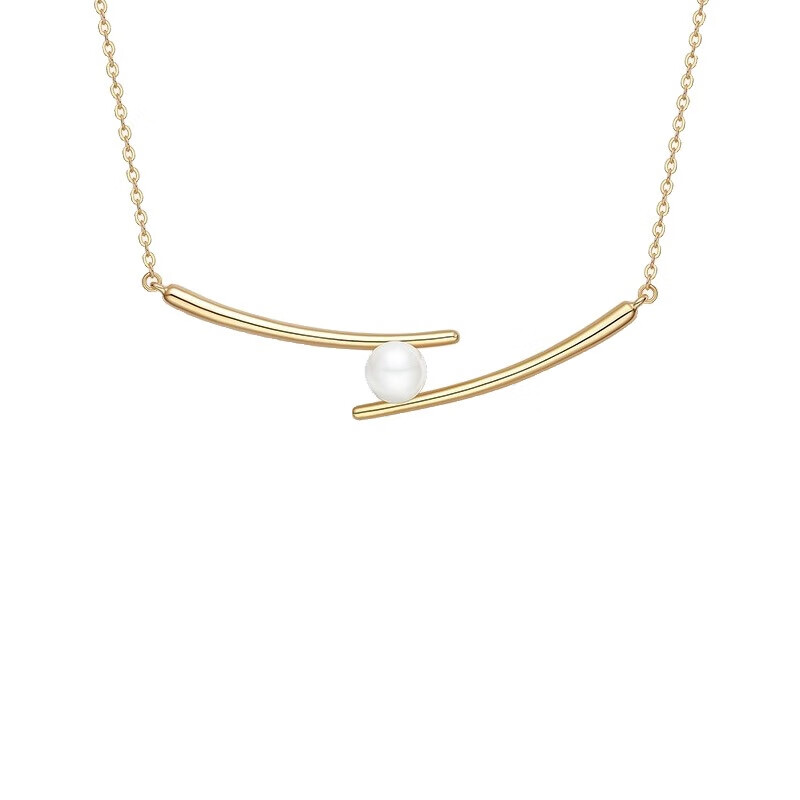 何方珠宝 筷子纯银 项链