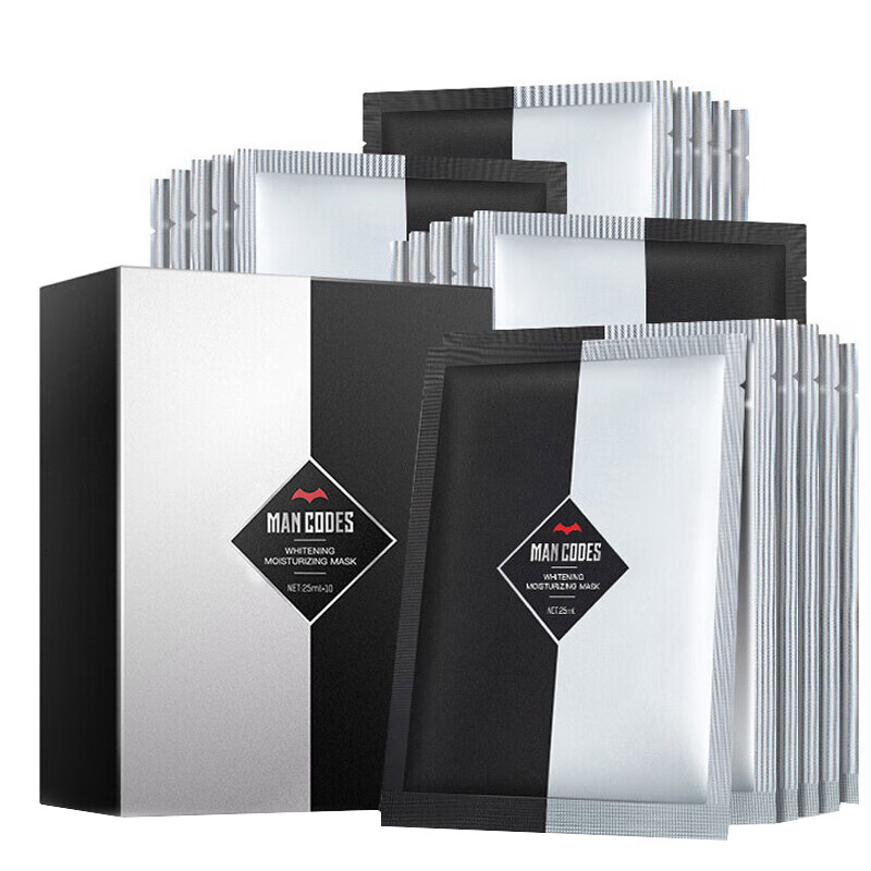 左颜右色 男士补水美白亮肤面膜