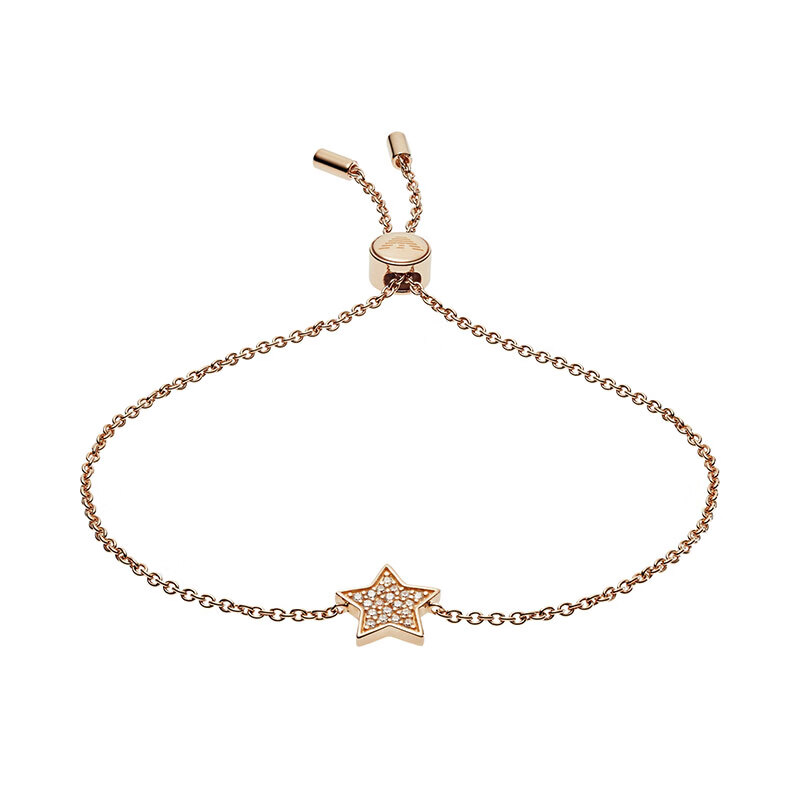 阿玛尼 星星水钻精致手链