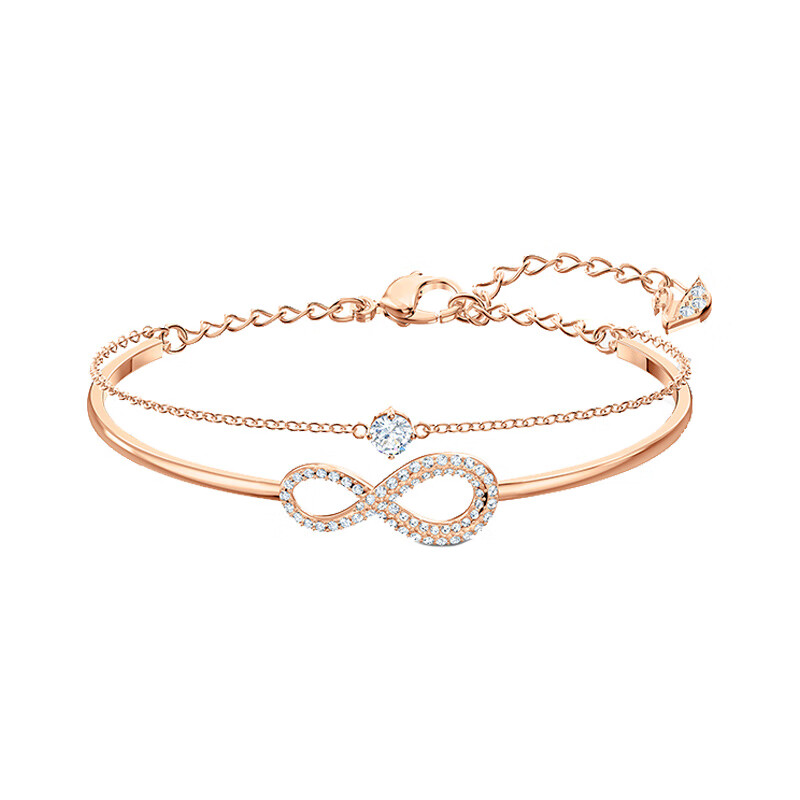 施华洛世奇镀玫瑰金色手链