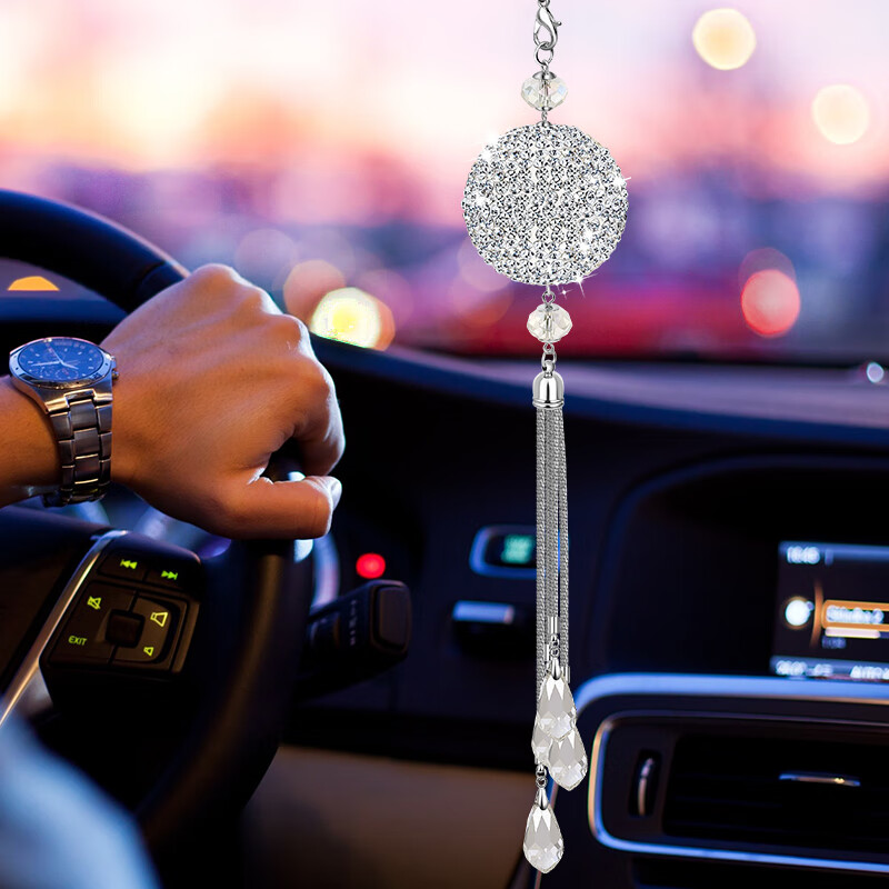 悦倪 水晶球汽车挂件