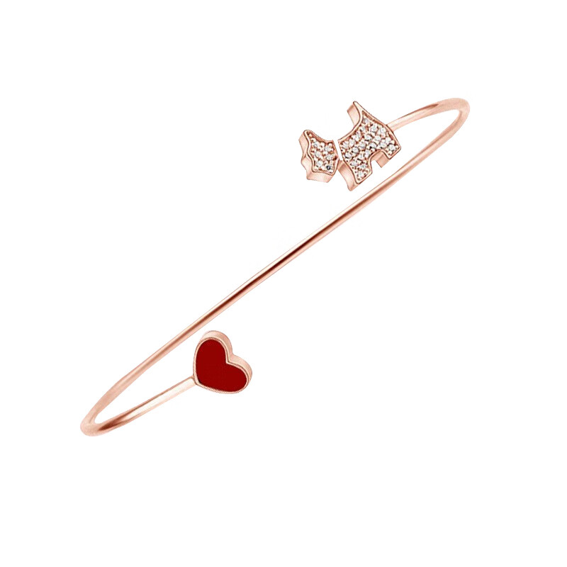 AGATHA 爱心小狗 手链