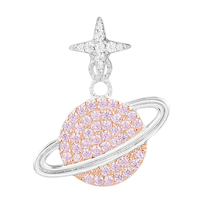 APMMonaco粉色星球耳饰