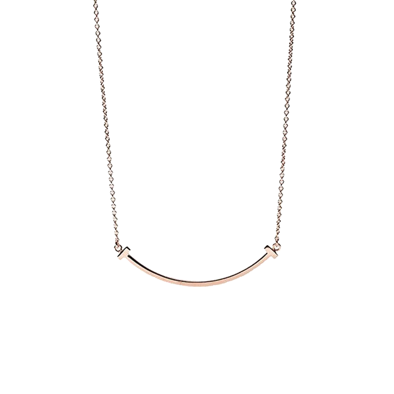 羡吻 笑脸造型 项链