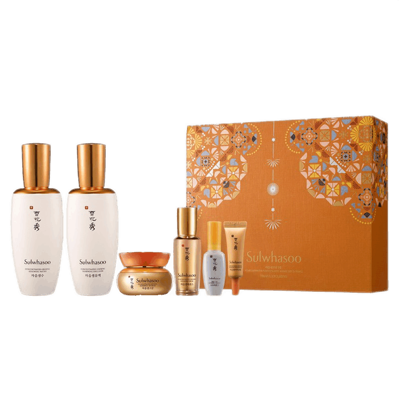 雪花秀 弹润紧颜水乳霜护肤套装