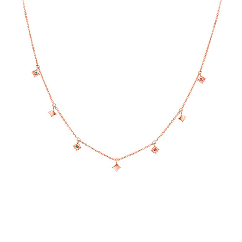 SOINLOVE 多吊坠项链