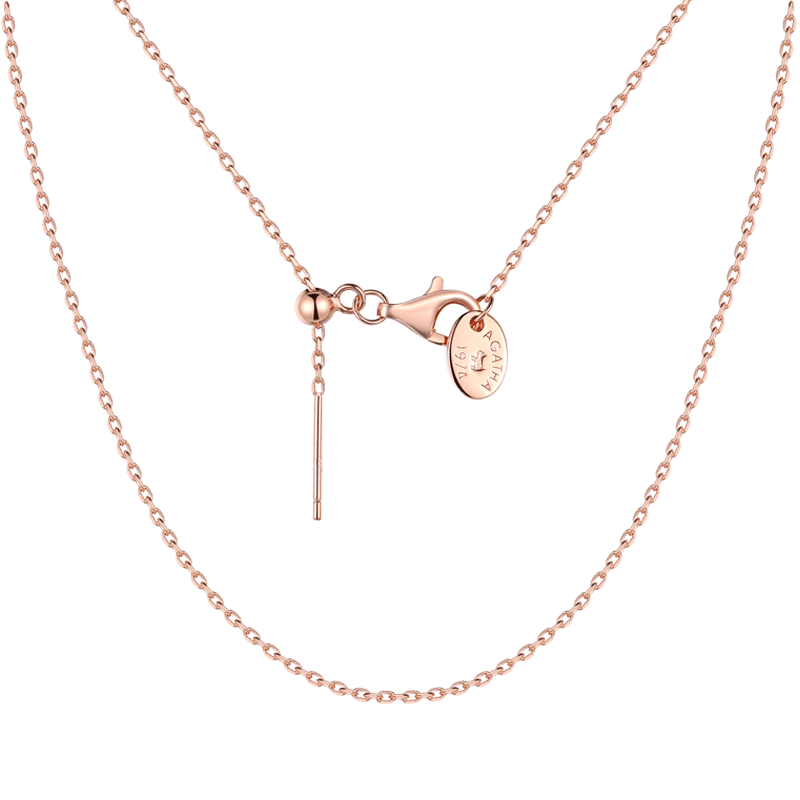 AGATHA 玫瑰金色 项链