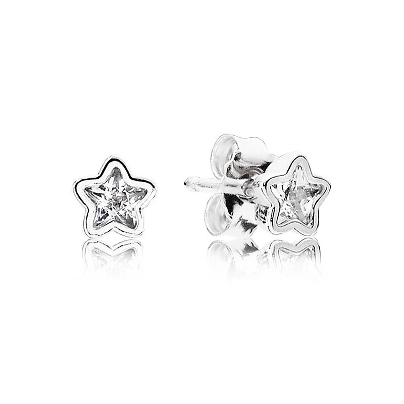 潘多拉 星星925银 耳饰