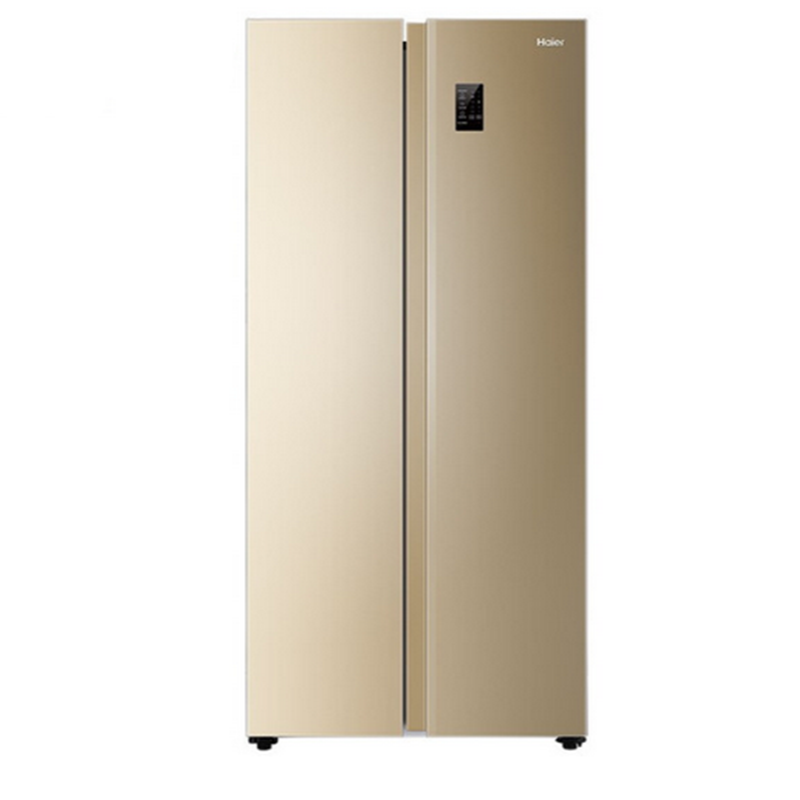 海尔香槟金变频对开门冰箱