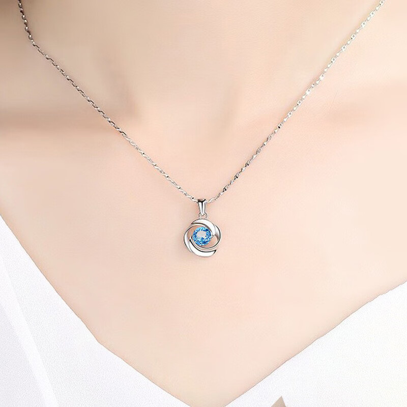 恒致天然托帕石项链