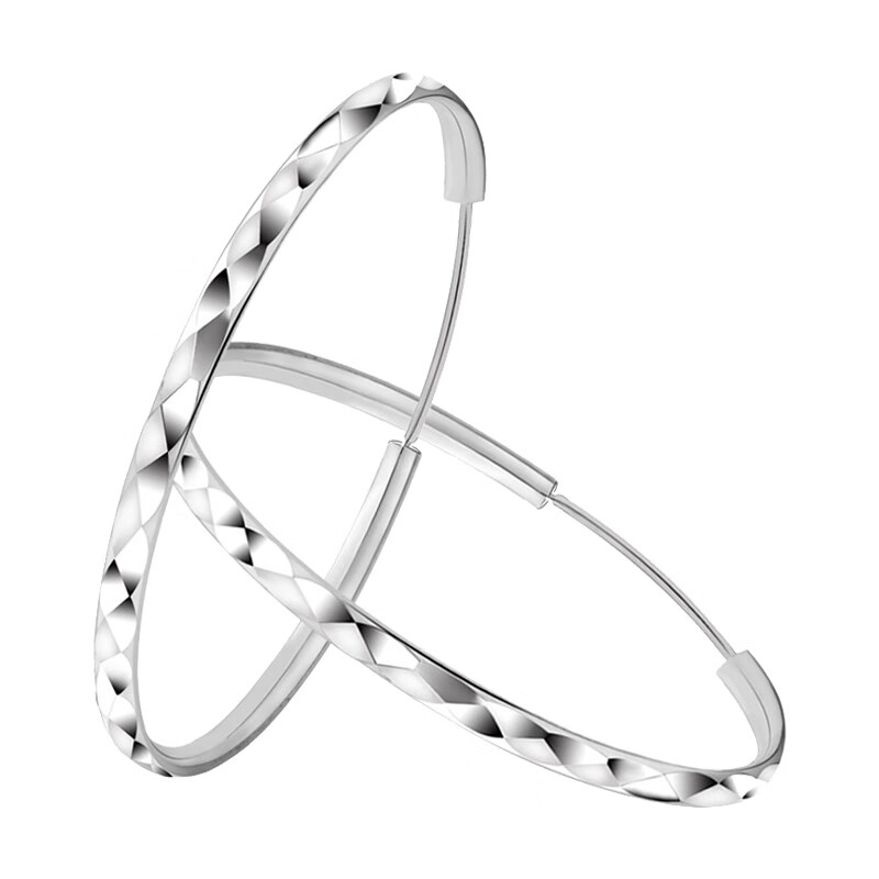 炙真银楼长款纯银耳饰