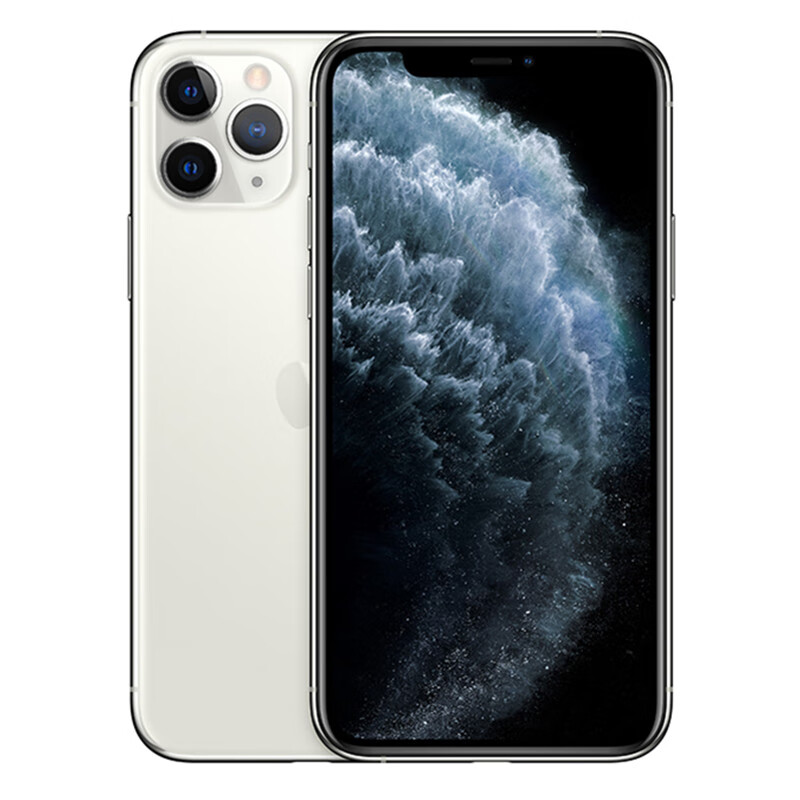 Apple 面容ID银色手机