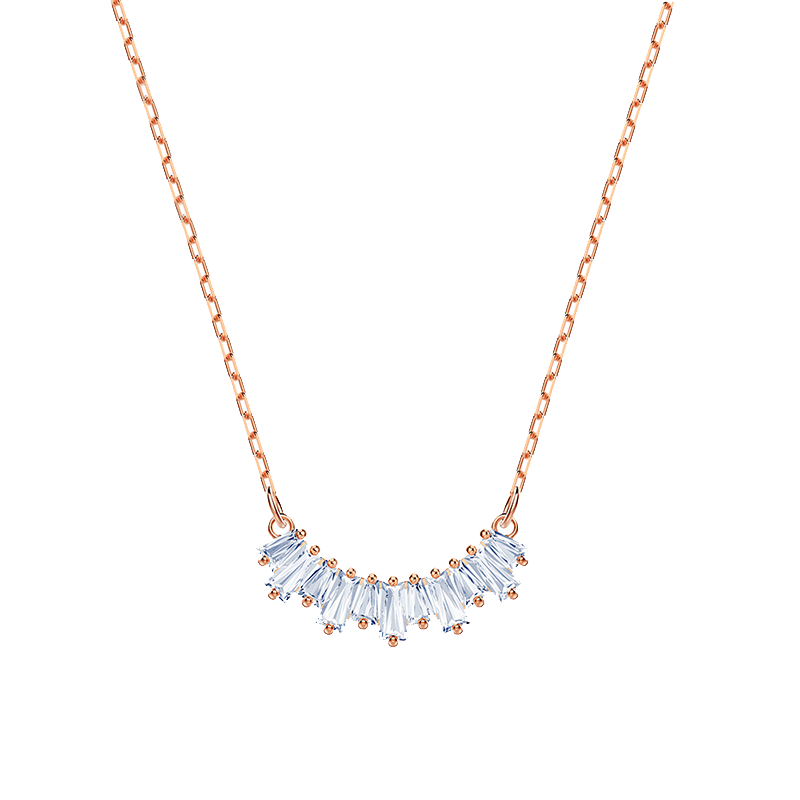 施华洛世奇 镀玫瑰金色锁骨链