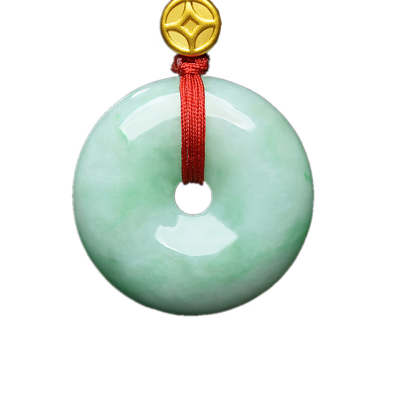 凤禧 双面圆满 翡翠吊坠