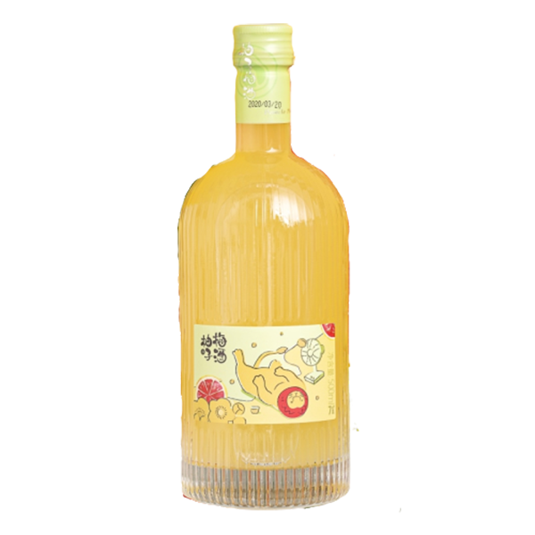 狮子歌歌 低度柚子梅果酒