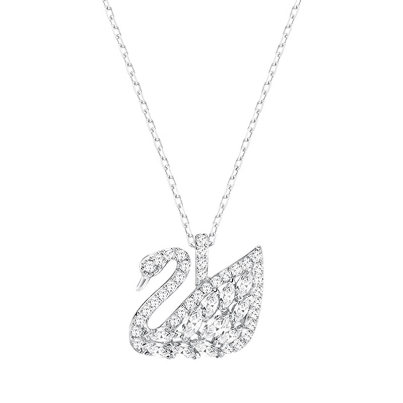 施华洛世奇黑色天鹅项链