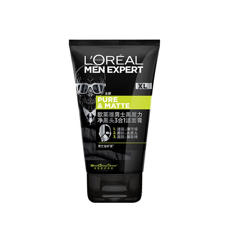 欧莱雅 黑魔力氨基酸洗面奶