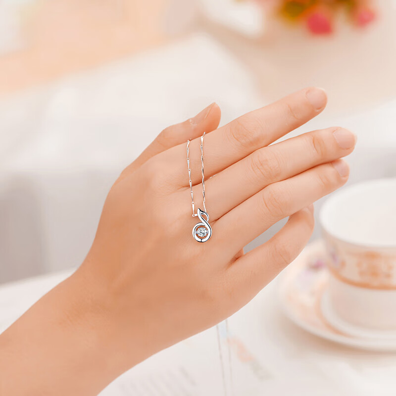 Mymiss 爱的音符银项链