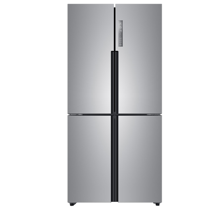 海尔纤薄机身十字对开门冰箱