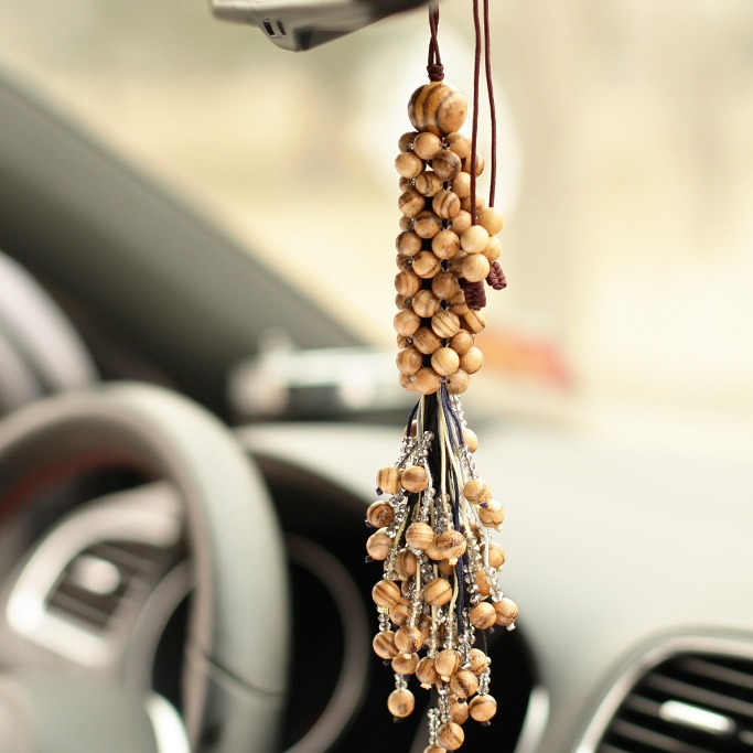 旋蓬 沉香汽车挂件