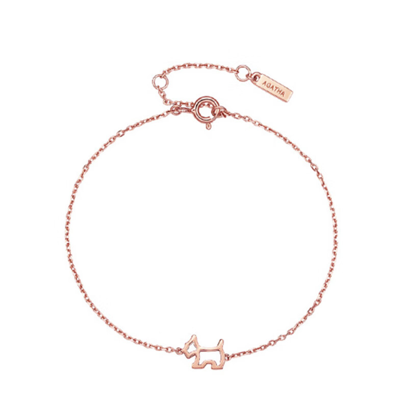 AGATHA 镂空小狗 手链