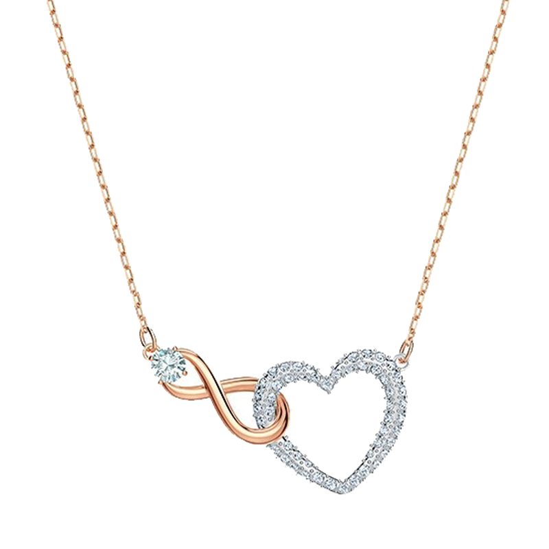 施华洛世奇 镀玫瑰金色项链