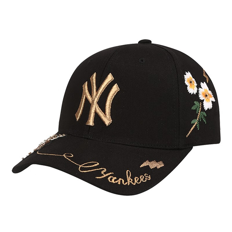 MLB棒球帽情侣刺绣帽子，送女朋友实用情侣礼物