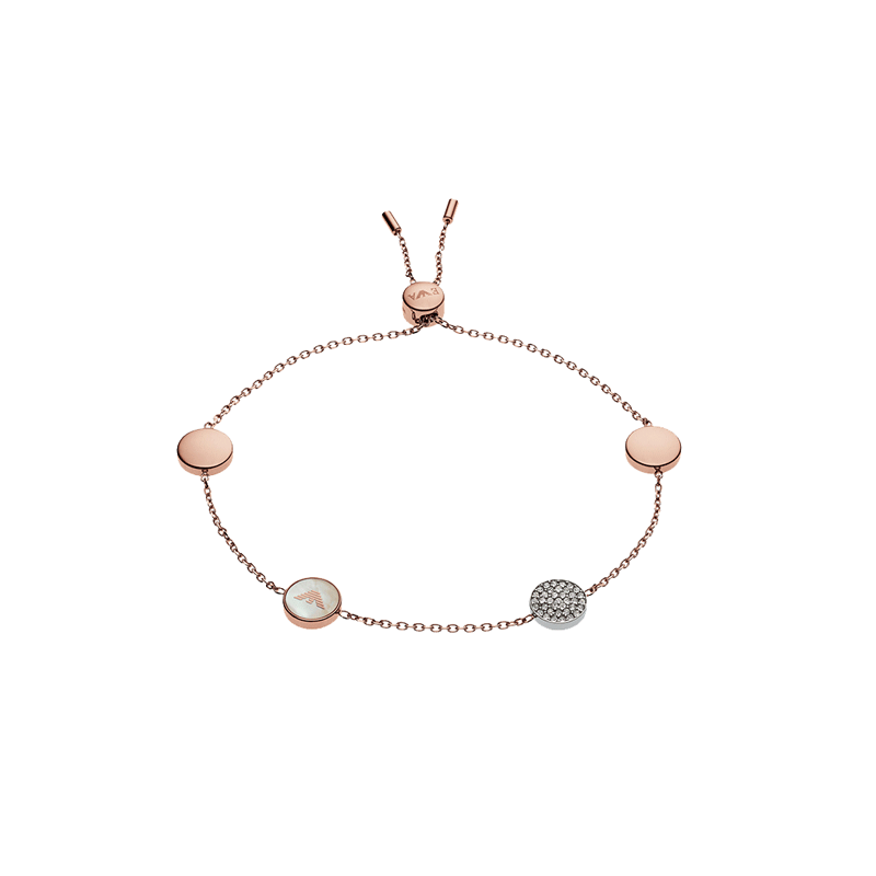 阿玛尼 水钻贝母 手链