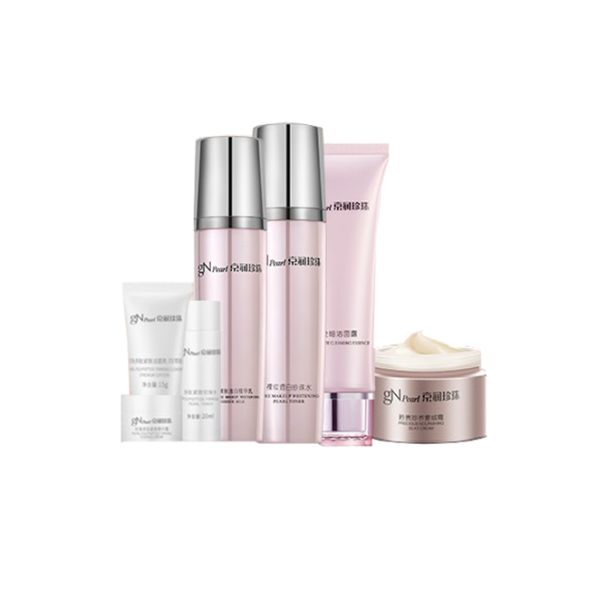 京润珍珠 裸妆透白护肤套装