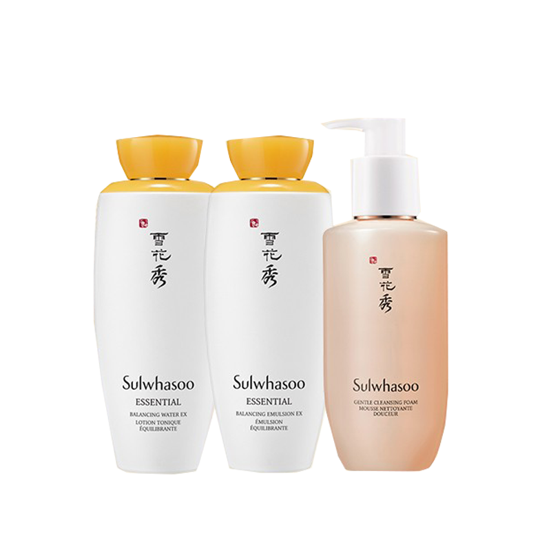 雪花秀 滋盈肌本水乳洁面套装