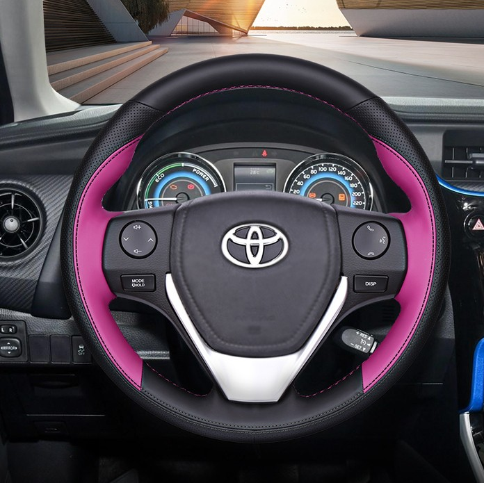 斯坦森 拼色时尚方向盘套