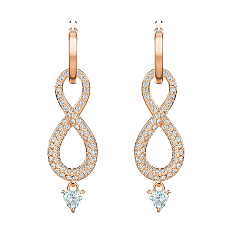施华洛世奇 镀玫瑰金色耳饰