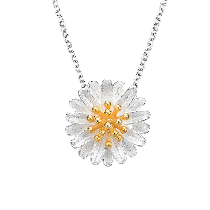 法蔻 小清新雏菊项链