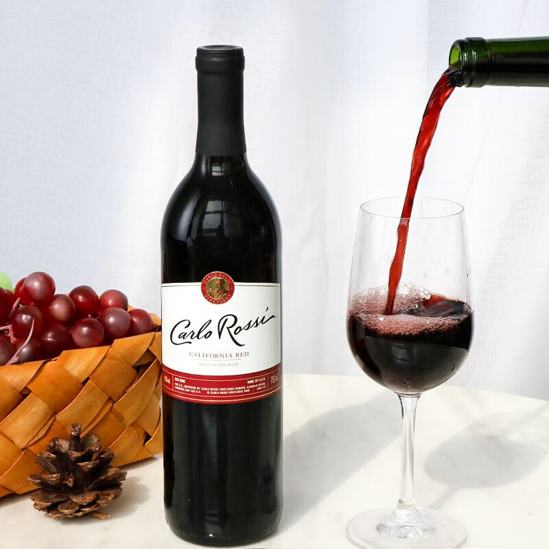 加州乐事 柔顺红葡萄酒