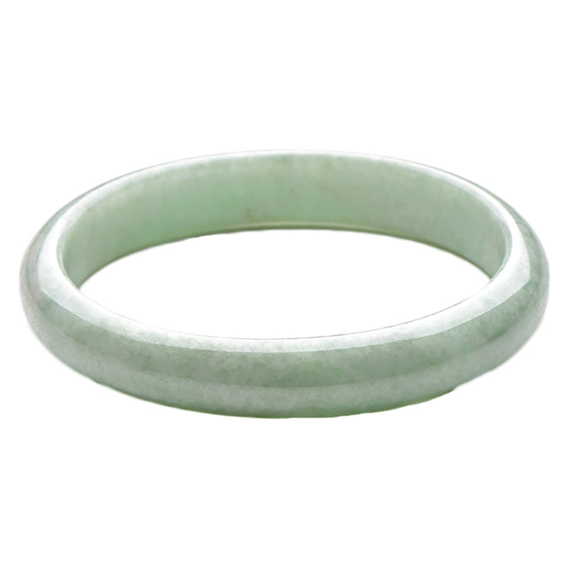 可玉可求 打磨光滑翡翠手镯