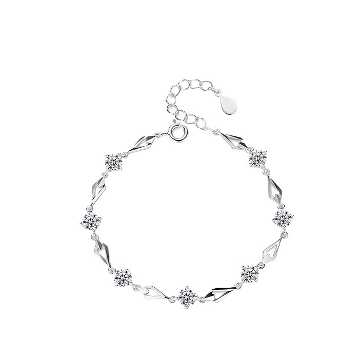 圣雅罗 999银菱光之恋手链