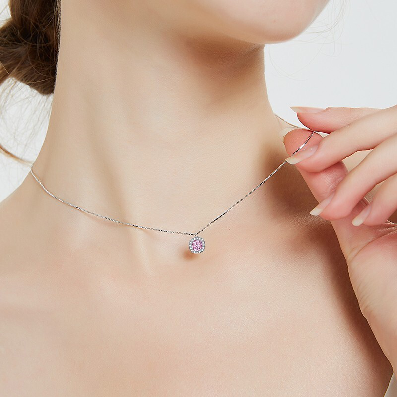 卓尼萱 时尚玫瑰金项链