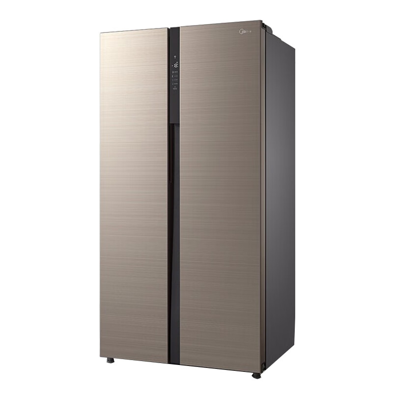 美的 一级能效智能对开门冰箱