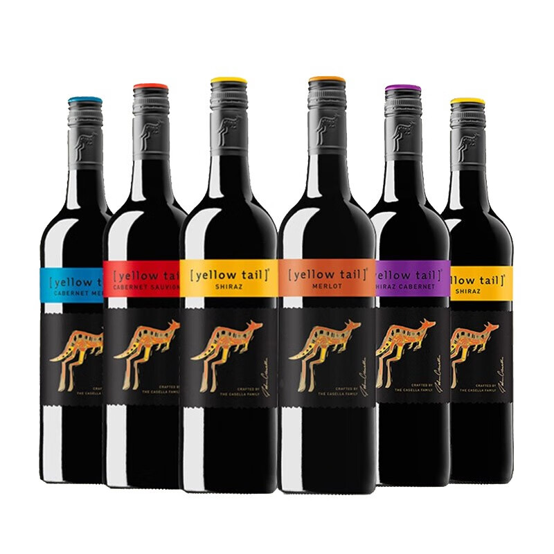 黄尾袋鼠 梅洛西拉加本力葡萄酒